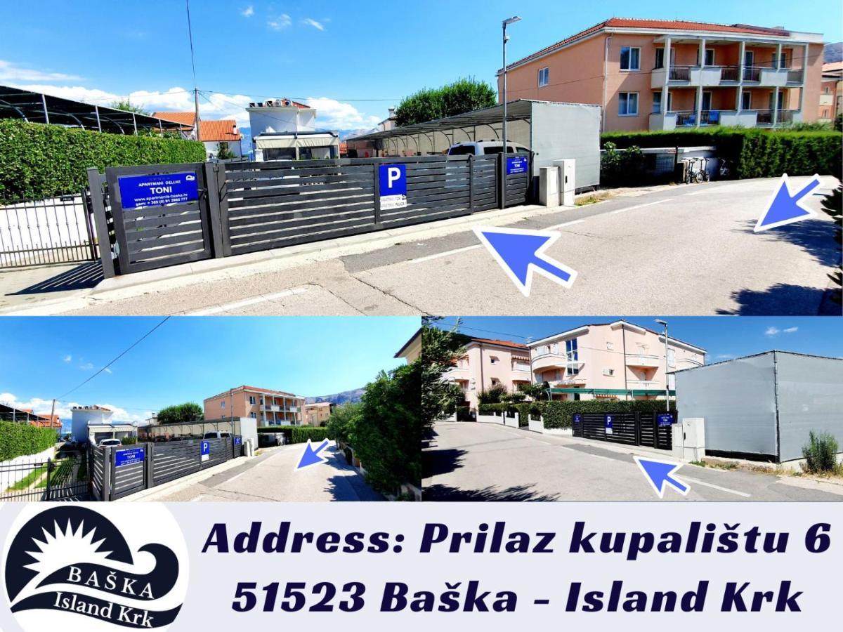 Apartments Toni Baška Buitenkant foto