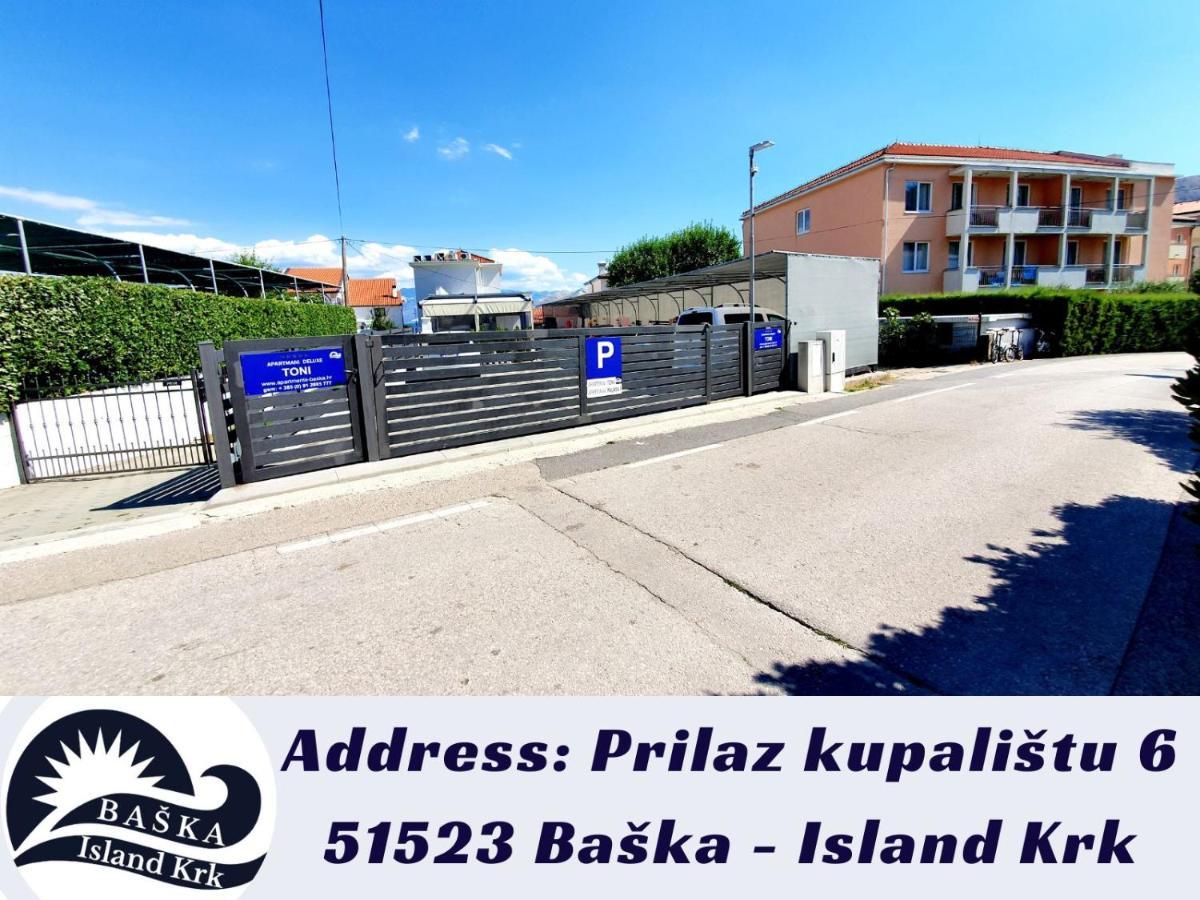 Apartments Toni Baška Buitenkant foto